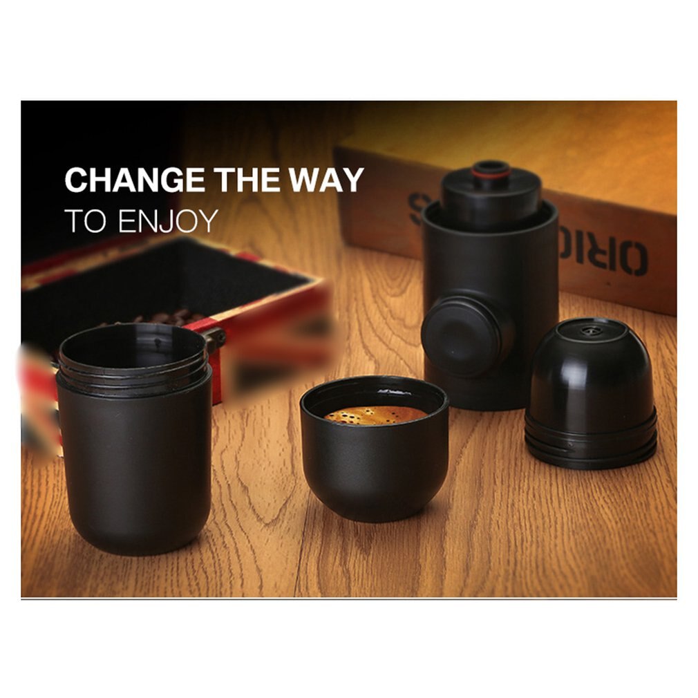 Portable Manual Coffee Maker Mini Coffee Maker Handheld Press Coffee Machine Press Cup Family Travel