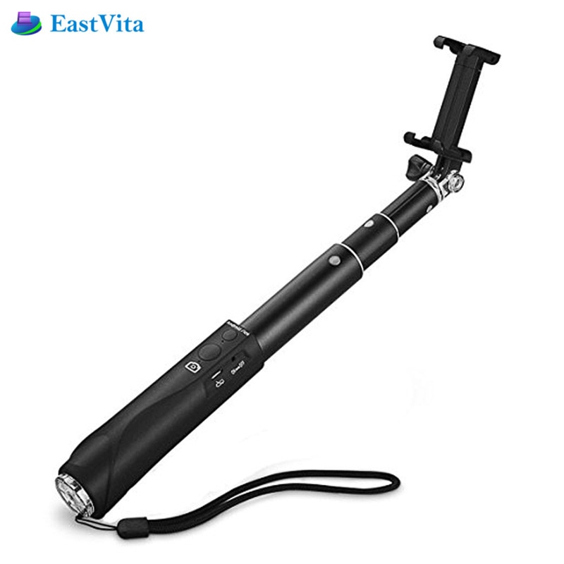 EastVita Smart Selfie Stick handle sticks with Bluetooth remote shutter extendable for Camera IOS Android Smartphones r5