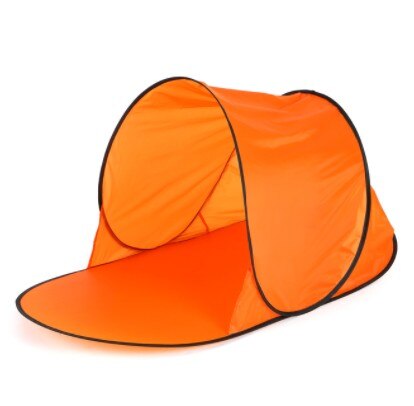 Beach Tent Pop-up Tent Summer Sea Awning Garden Outdoor Camping Waterproof Tent: Orange