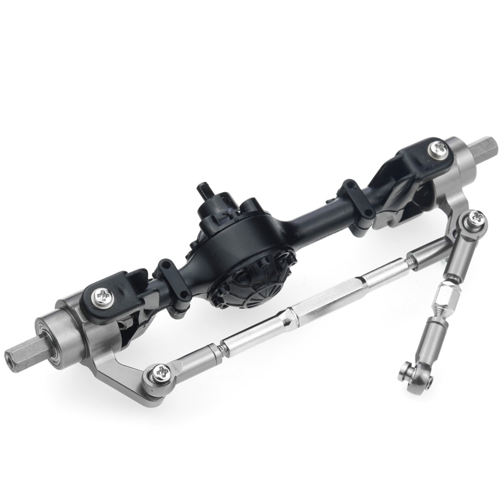 Vorne Medium Hinterachse und Getriebe Set Metall Ersatz für WPL RC Militär Lkw