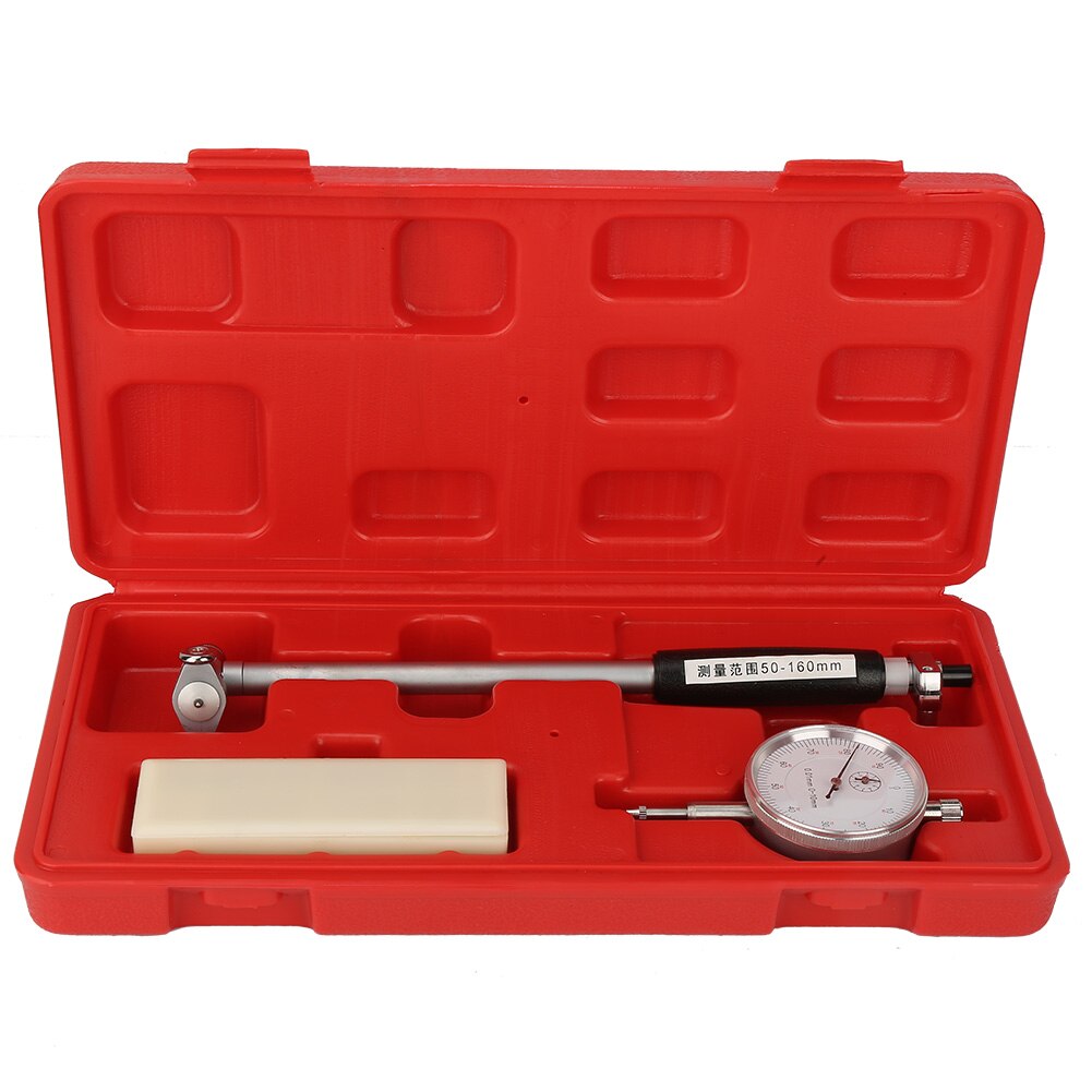 Dial Bore Gauge 50-160MM Diameter Diameter Indicator Measuring Engine Cylinder Measuring Test Kit Tool Meter