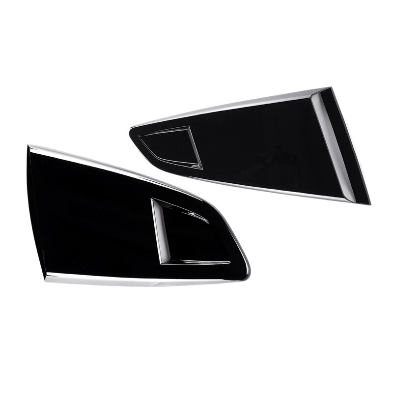 1Pair Car Side Window Quarter Rear Louver Scoops Side Vent Scoop Cover Trim for Ford Mustang 2 Door for Coupe Model