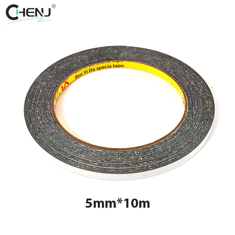Cinta adhesiva de doble cara para reparación de teléfonos móviles, adhesivo de 1 piezas, 10m de grosor, 0,3mm, para pantalla táctil LCD: Rojo rosado