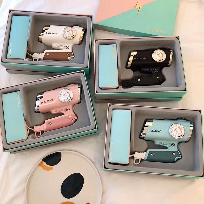 Netto czerwony DULLBEAR elektryczny zaszokować Niedźwiedź suszarka robić włosów ładna dziewczyna mała składana suszarka robić włosów o stałej temperaturze jonów ujemnych