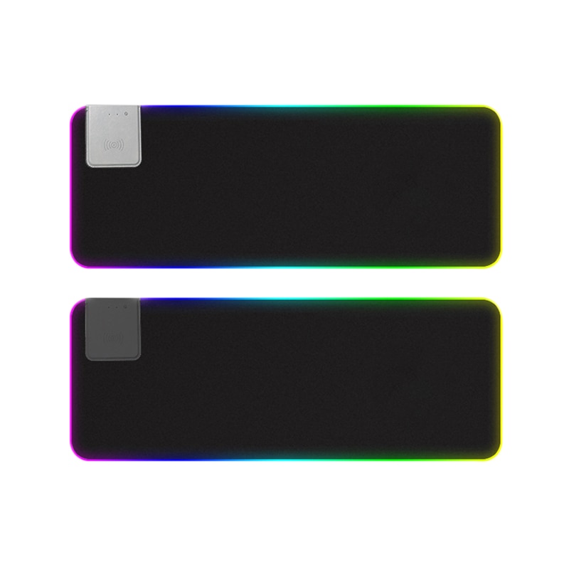 Wireless Charger RGB Luminous Oversized Desktop LED Waterproof Gaming Keyboard Mouse Pad