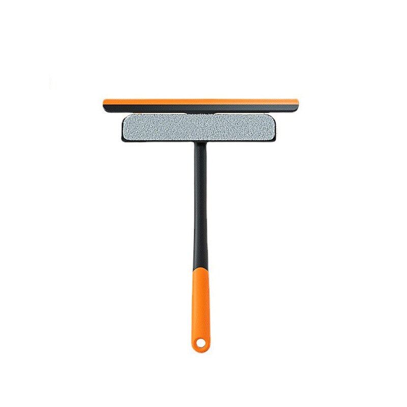 window cleaning brush silicone scraper Shower squeegee clean shower screens window squeegee mop glass wiper: Oranje