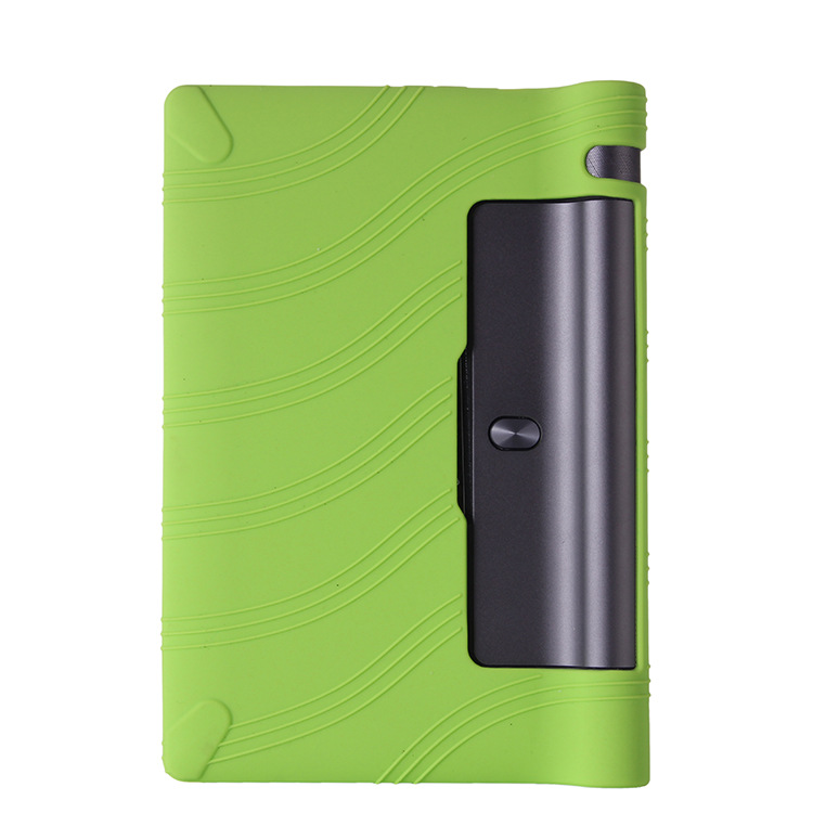 Funda de silicona para Lenovo YOGA Tab 3, 10,1 YT3-X50M, YT3-X50F, a prueba de golpes, soporte para tableta, Lenovo YOGA Tab 3, YT3-X50M, X50f: Verde