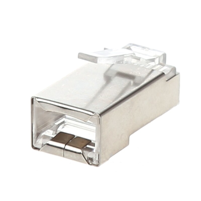 50/100Pcs CAT5 RJ45 8-Pin Geschirmt Modular Stecker Ethernet Netzwerk Kabel Stecker schiff
