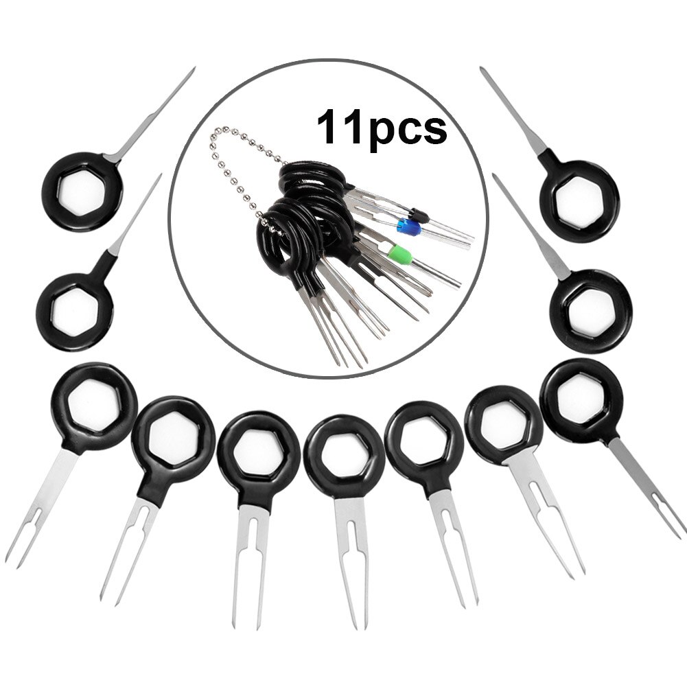 11 *Terminal Removal Tool Automatic Electrical Wiring Crimp Connector Needle Extractor Kit