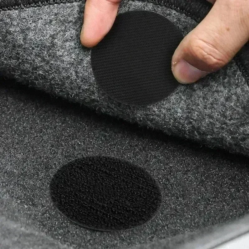 2/100pz Adesivi per fissaggio tappeti Doppio viso Adesivo contralto Tappeto per auto Toppe fisse Tappetini per pavimenti di casa Nastri antiscivolo
