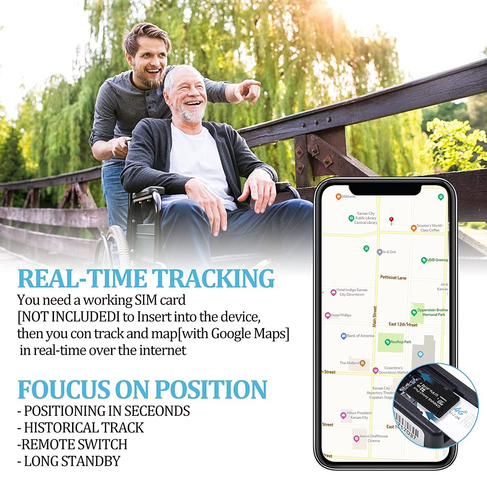 GF-07 Mini rastreador GPS multiusos para coche, seguimiento en tiempo Real, localizador antirrobo y perdido, posicionador de mensajes SIM, magnético fuerte