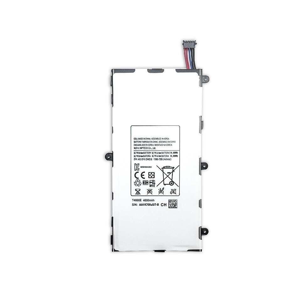 Kikiss 4000 mah ersatzakku  t4000e für samsung galaxy tab 3 7.0 sm t210 t211 t215 gt p3210 p3200 sm-t210 sm-t211 t217