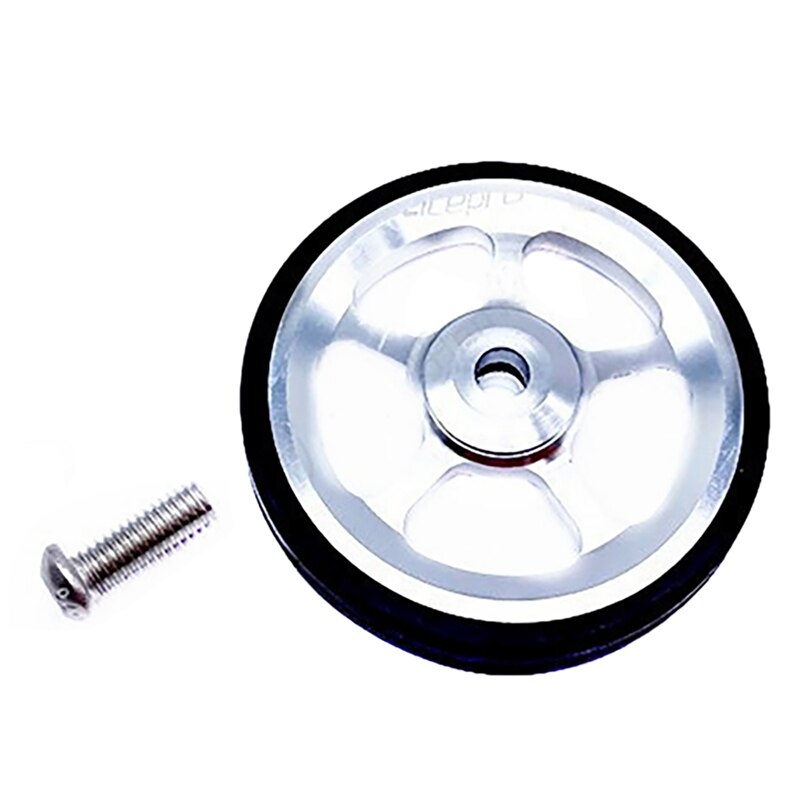 Litepro Vouwfiets Aluminium Wiel Voor Brompton Ultralight Sealed Bearing Push Wielen Fietsen Onderdelen: GRAY