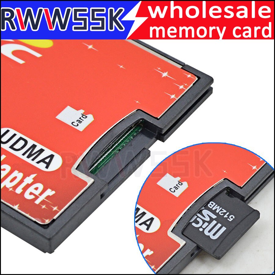 Micro SD SDHC SDXC TF card CF Adapter MicroSD naar Extreme Compact Flash Type I Kaart tot 256 GB
