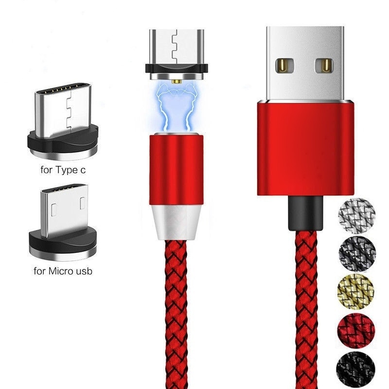 Snel opladen micro usb type c magneet telefoon oplaadkabel voor samsung galaxy  a20 a20e a30 a40 j4 j6 a6 a8 plus  a7 a9