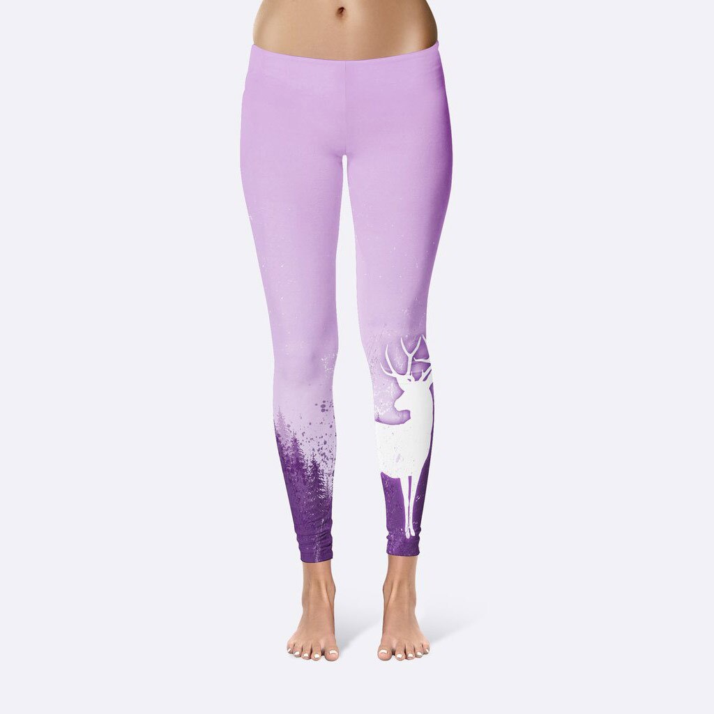 Jigerjoger sportschool zuurgroene rendierleggings veelkleurige geometrische patronen sublimatie polyester leggings gratis