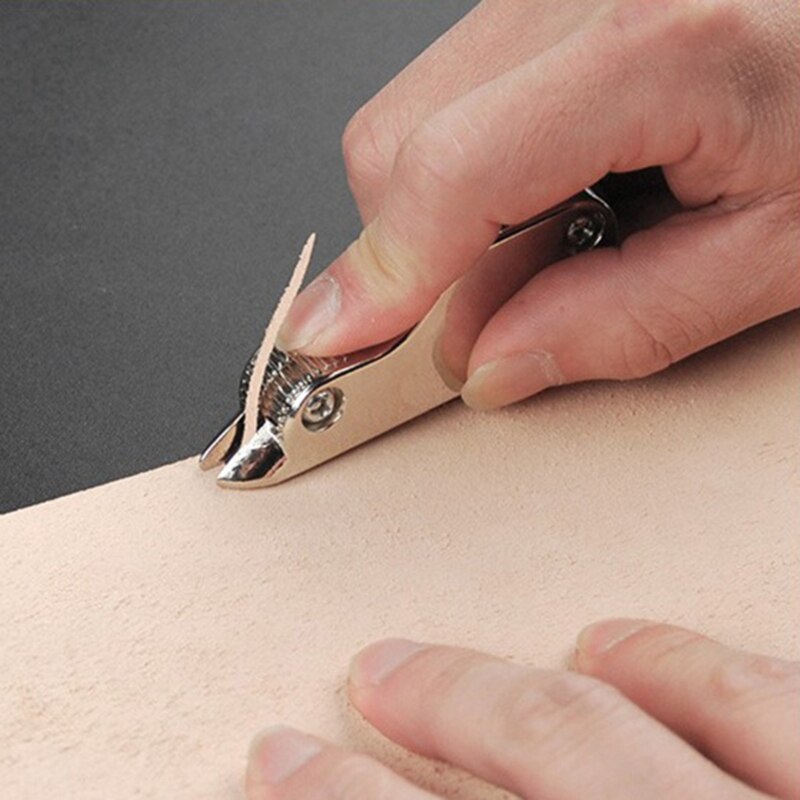 Trencher V Shape Alloy Leather Edge Trencher Handmade Leather Craft Edge Trimmer Practical DIY Sewing Tools Accessories