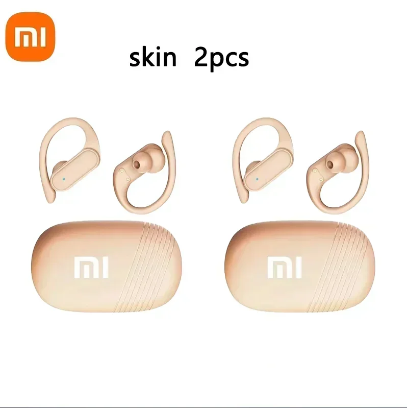 Xiaomi A520 ganchos para las orejas inalámbricos Bluetooth 5,3 auriculares para correr juegos auriculares HIFI llamada de voz estéreo HiFI con micrófono: YELLOW