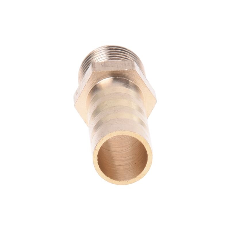 Uds latón 8mm tubería de Gas espiga para manguera 1/8 "PT rosca macho juntas Accesorios
