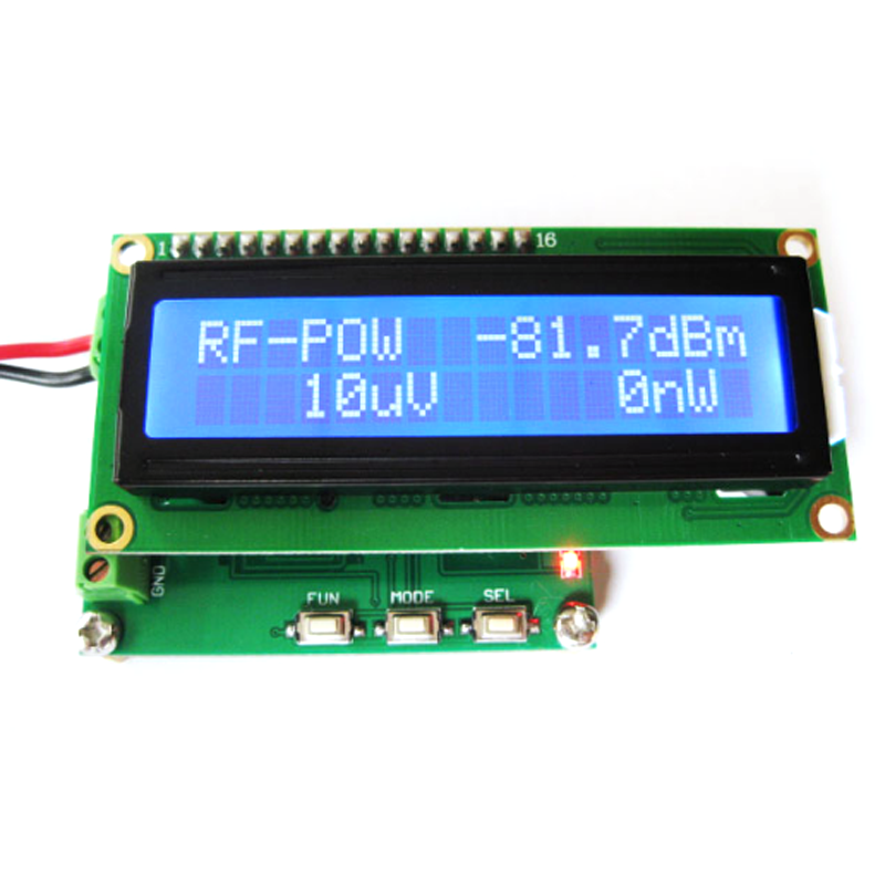 RF power meter Power meter 0-500Mhz -80～10 dBm The RF power attenuation value can be set