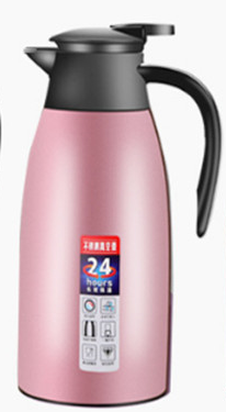 304 termokande i rustfrit stål 2l dobbelt vakuum kaffe te koldt vand beholder isoleret kolbe holde varm 24 timer: 3