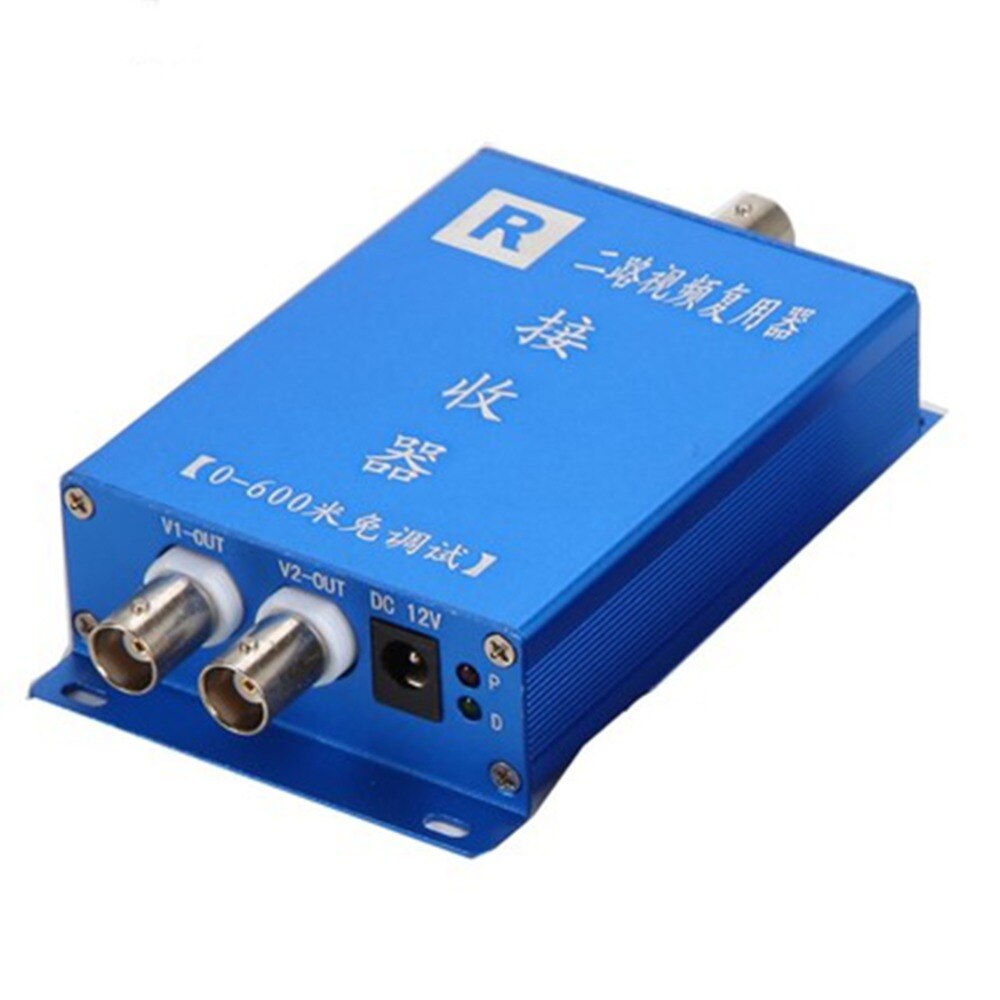 Cctv Camera 2ch Coaxial Cable Video Signal Multiplexer Adder Video Converter/ Transmission Immunity with Signal Transmission
