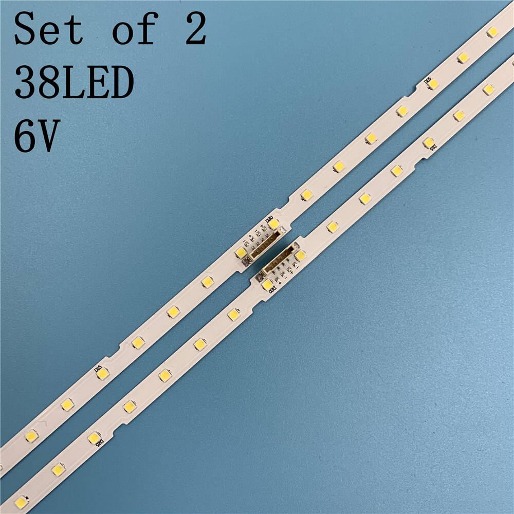 2x LED Strips Replacement Kit For Samsung UE49LS03, UE49NU7175, UE49NU7172, UE49NU7105 TV's