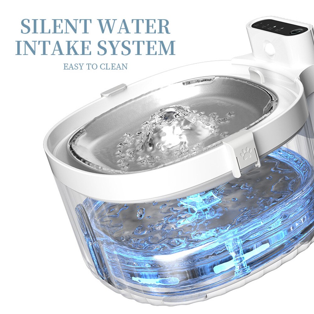 Haustier Automatische Wasser Zubringer Dual Energie Versorgung Zu Verhindern Trockene Brennen Katzen Und Hunde Induktion Schalter Brunnen Wasser Spender Schüssel