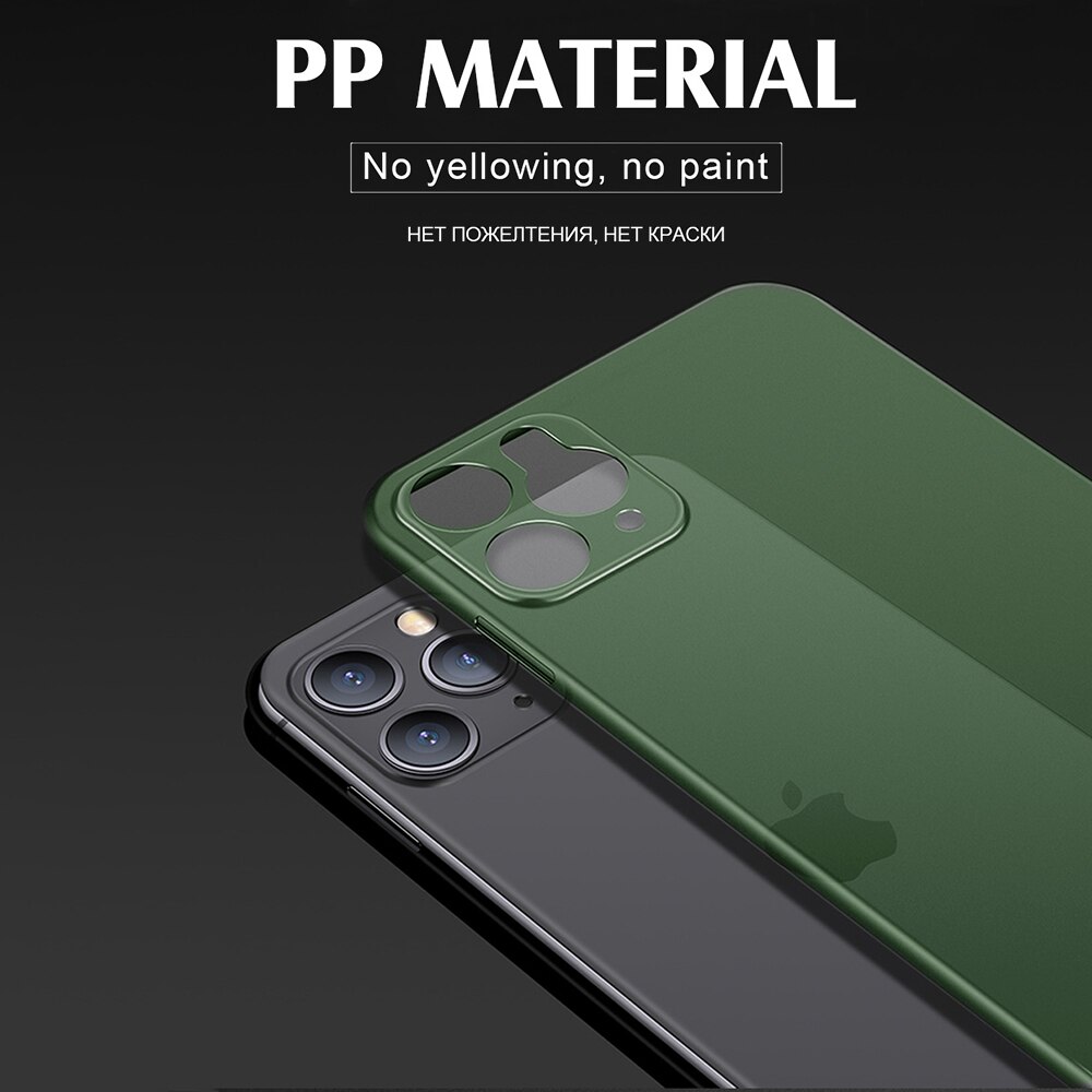 LLZ.COQUE Glass Screen Protector and Case for IPhone 11 Pro Max X XS XR 6 6S 7 8 Plus Phone Capa Full Cover Bumper Accessories