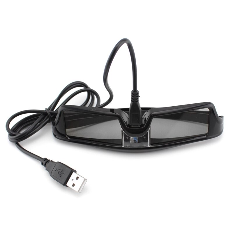 3D Glasses Active Shutter Rechargeable Eyewear for DLP-Link Optama Acer BenQ ViewSonic Sharp Projectors Glasses