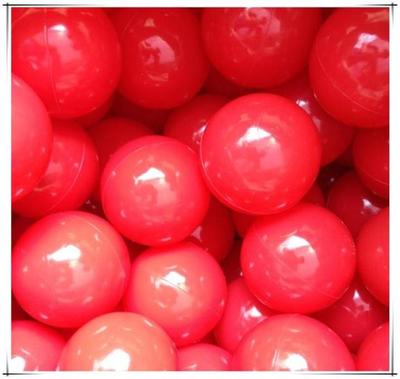 8cm Many Colors 30pcs/lot Optional Eco-Friendly Big Balls Safe Soft Ocean Ball Funny Baby Toy Kid Water Pool Ocean Ball Pits: Red