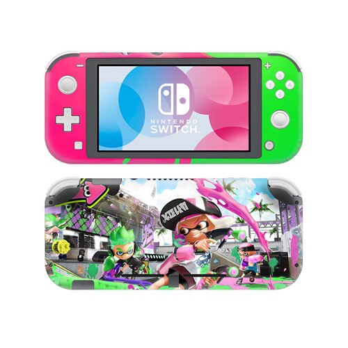 Splatoon 2 Skin Sticker Decal For Nintendo Switch Lite Console & Controller Protector Joy-con Nintend Switch Lite Skin Sticker: YSNSL0077