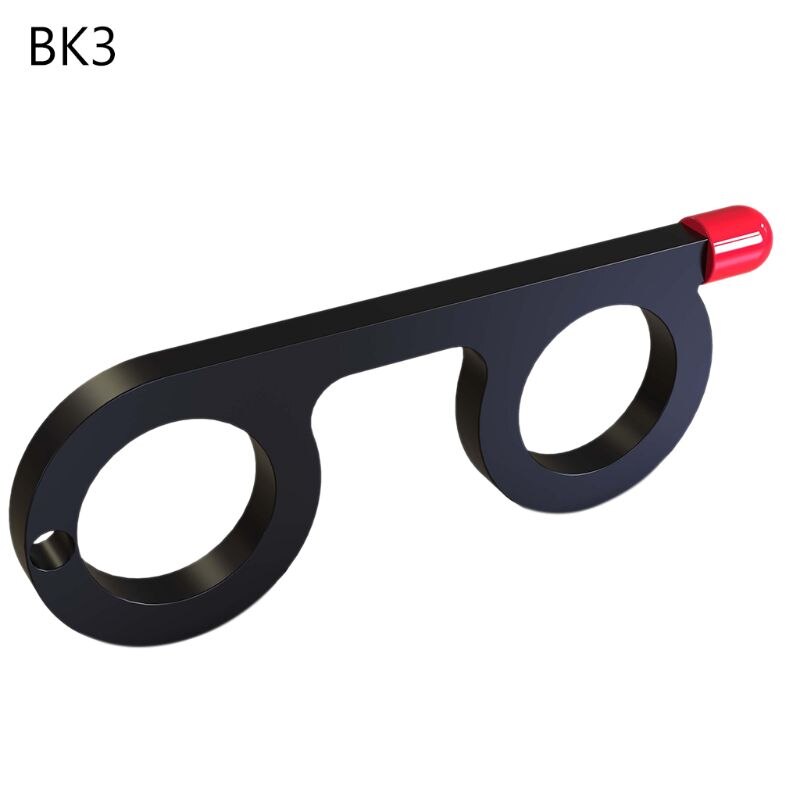 Handmade Door Opener Key Chain No Touch Door Handle Elevator Button Artifact Keychain Avoid Touching Key: 3