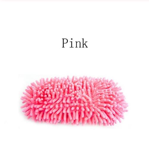 1pcs Cleaning Foot Cleaner Shoe Mop Slipper Floor Dusting Cover Convenient Practical Home accessories Cleaning Tools: Pink