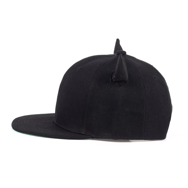 Unisex horn snapback baseball cap hat justerbar bomuld hip hop snapback hatte kasketter udendørs