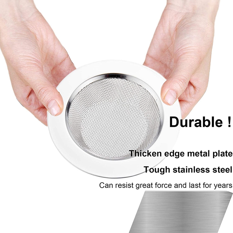 GTBL Kitchen Sink Filter, Stainless Steel, Kitchen Sink Drain Filter,2 Pieces