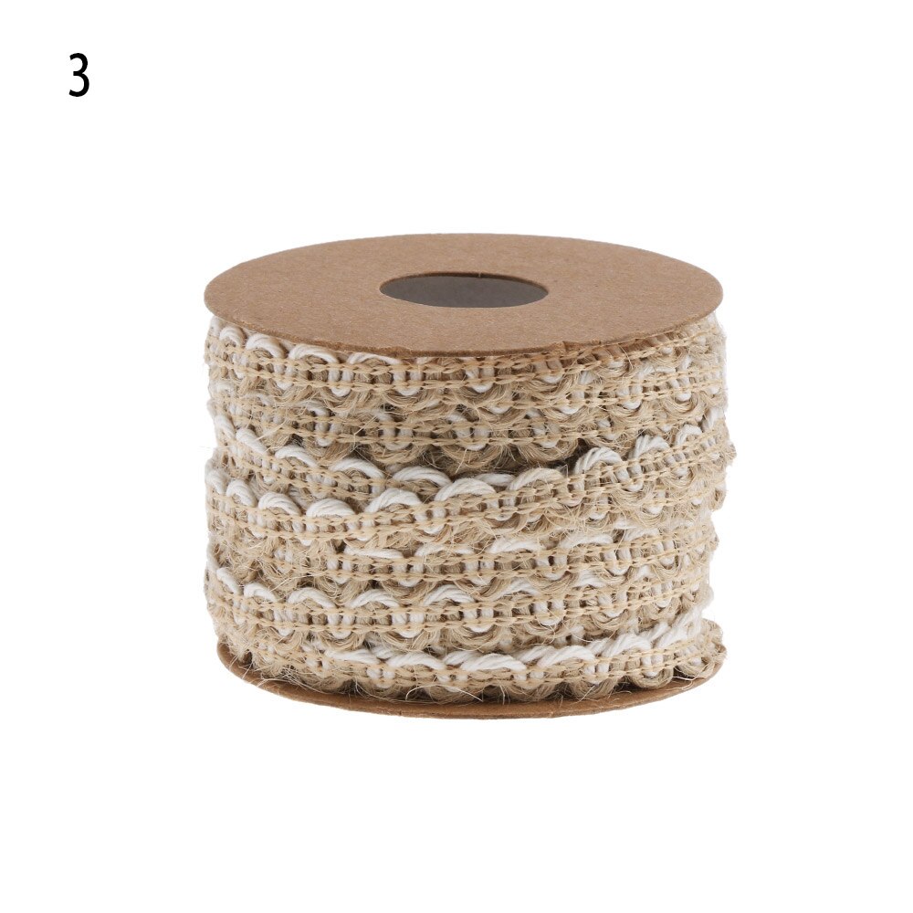 Cuerdas de yute de arpillera de alta tenacidad para manualidades, cuerdas de cáñamo Vintage, Color Natural, suministros para manualidades de de boda, bricolaje, 5/10M: 3