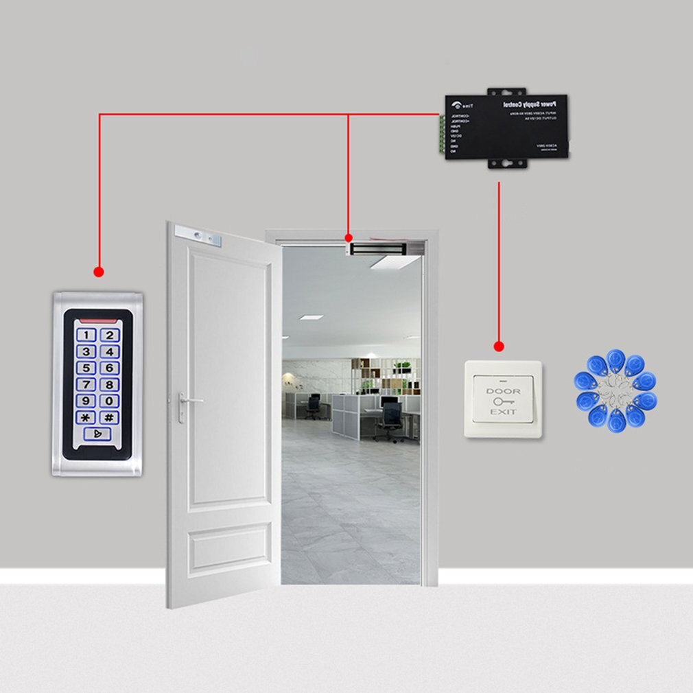 S600 Metal Waterproof Access Control backlit keyboard WG26 output/input User capacity 2000 anti-vandal home security
