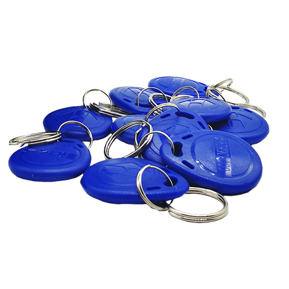Rfid 125khz TK4100 Proximity EM Keychain Keyfobs Door Access Control Card: Blue Color
