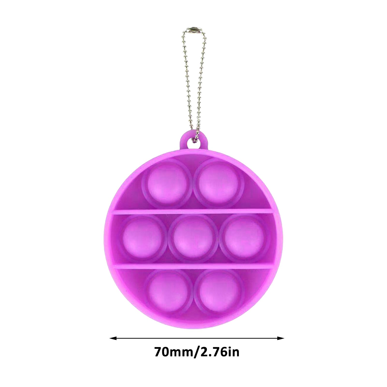 Mini Push Pop Blase Sensorischen Spielzeug Autismus Bedürfnisse Squishy Stressabbau Spielzeug Erwachsene Kind Lustige Anti-stress Pop-es Zappeln Keychain: H