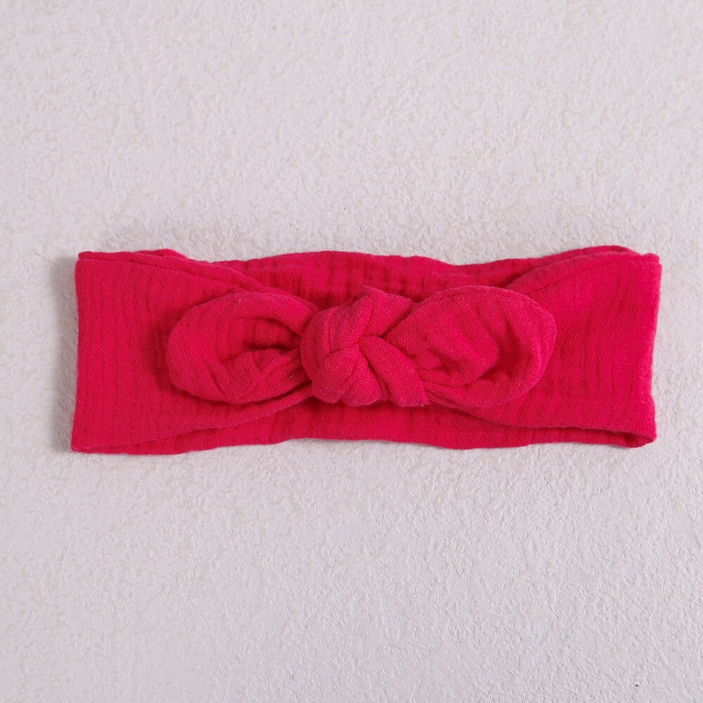 Wiązane łuk dziecko z roczniełąkiem na głłałę Super miękka bawełna turban niemowlę rozciągliwy chusta na głłałę łuki akcesoria robić włosów jeden rozmiar pasuje robić wszystkich JFNY263: kolor 8