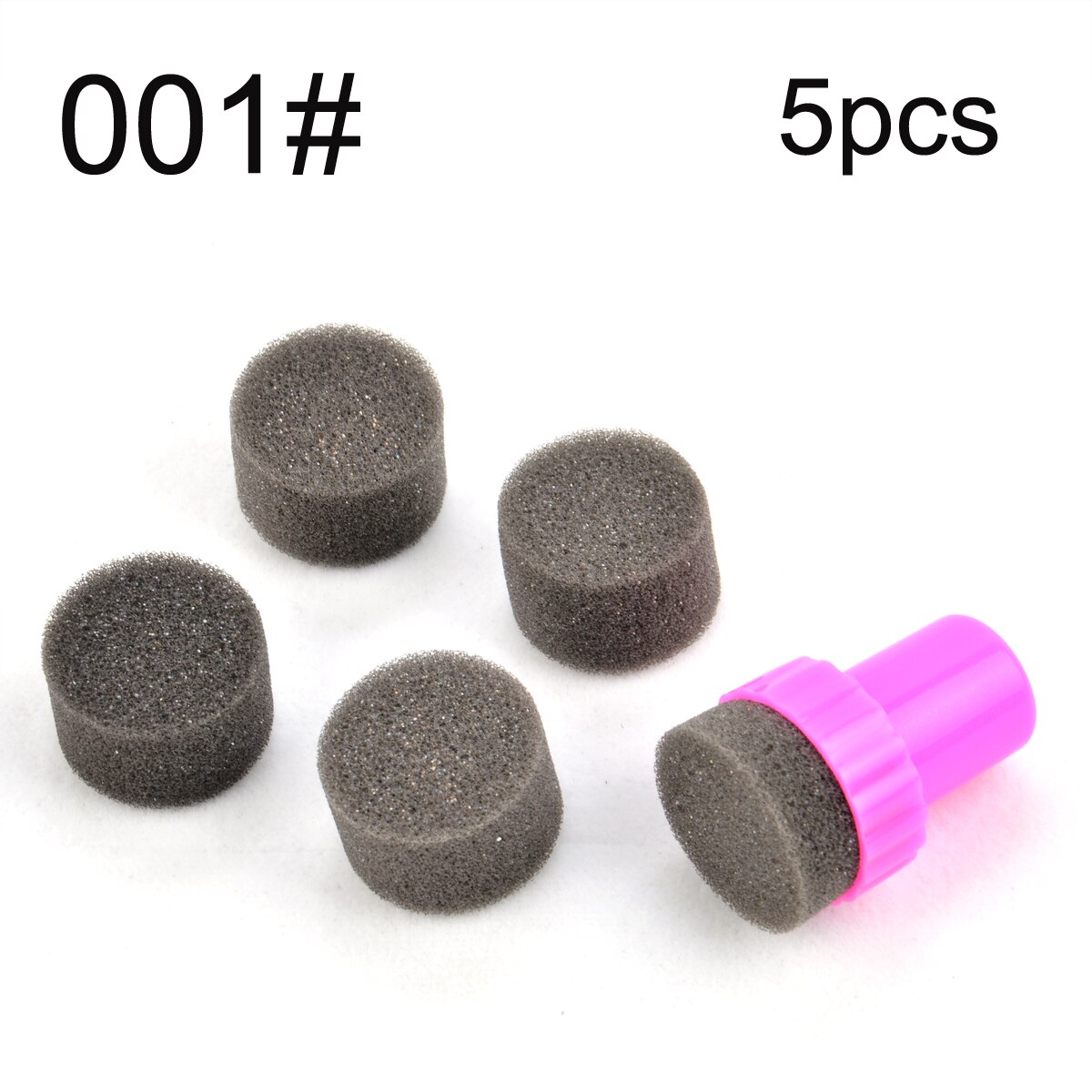 Gradient Nail Soft Sponges Simple DIY Change Color Sponge With Stamper Polish Stamping Manicure Salon: 001