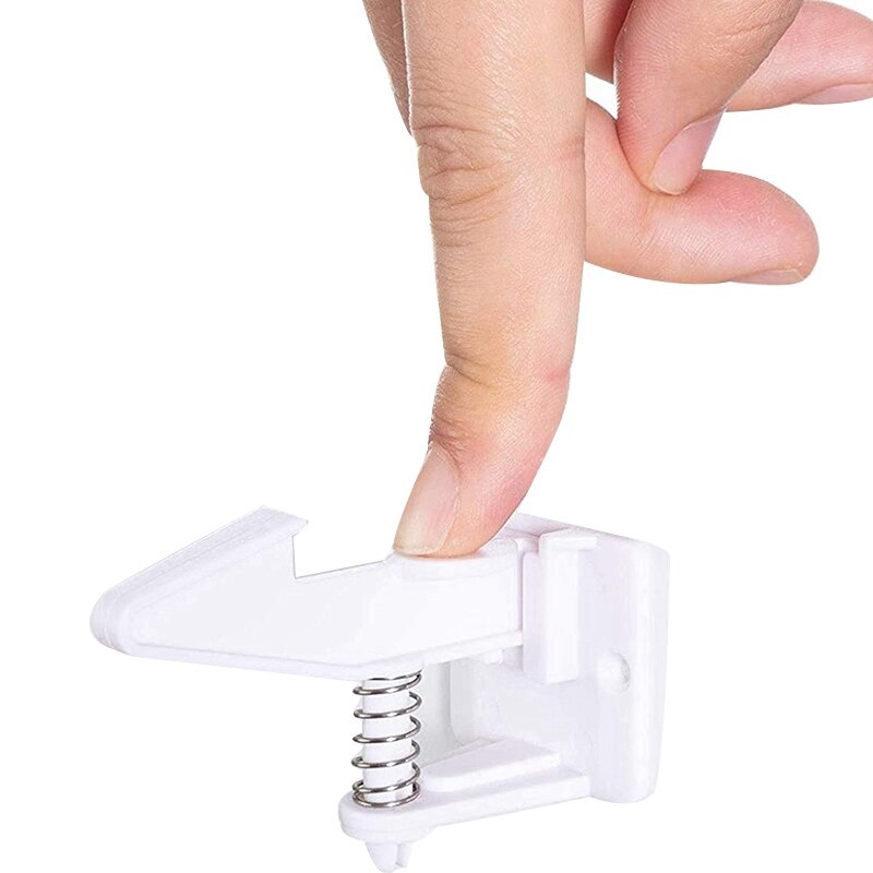 10 Stuks Witte Kinder Veiligheidskastsloten | Baby Proof Beveiligingss