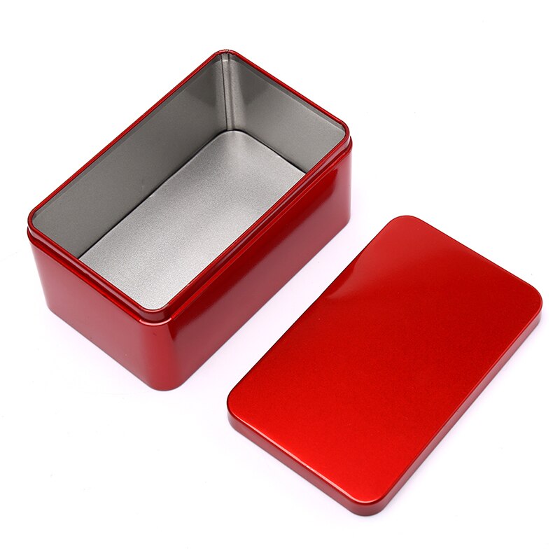 Tin Box Metal Tin Jars Iron Tea Box Cookies Case Small Things Storage Boxes Bins Biscuit Container Candy Chocolate Organizer