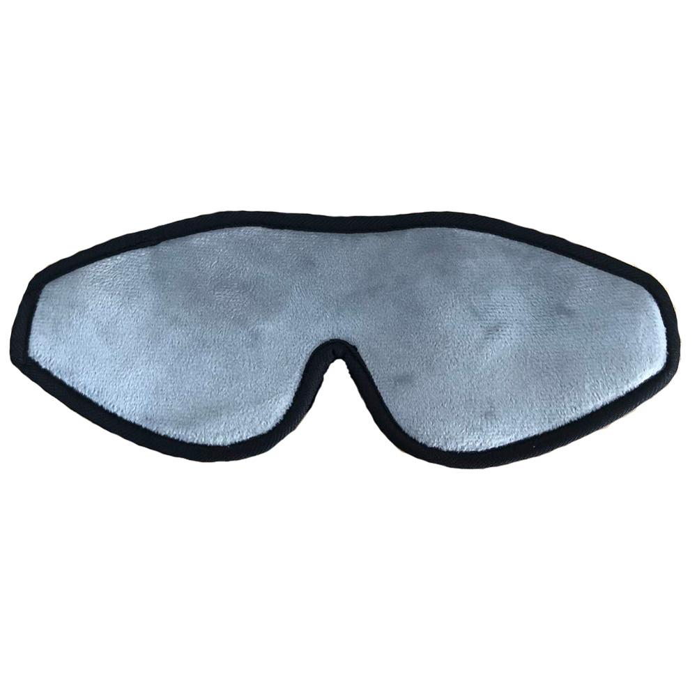 3d sovmask ögon bandage lock manta svart mjuk flanellett justerbar andningsbar ögonbindel huvudband ögonficka nattmask