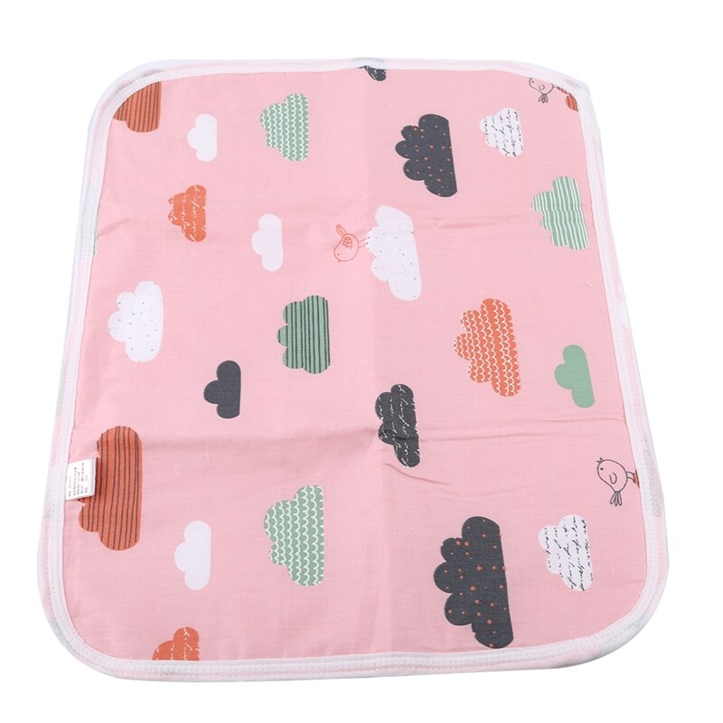 Baby Changing Mat Cartoon Cotton Blend Waterproof Sheet Baby Changing Pad Table Diapers Urinal Game Play Cover Infant Mattress: cloud