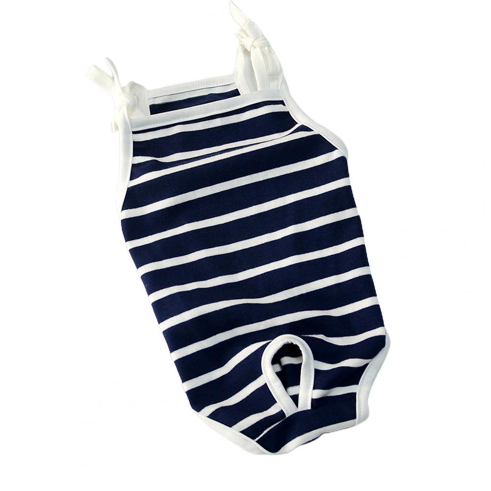 Pet Sanitary Pants Cozy Health Care Pet Sanitary Pants Elastic Pet Short Pants: Dark Blue / S