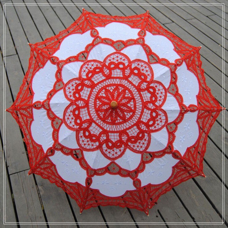 H ndlavet Blonde Parasol Parasol Broderi Bryllup P Grandado h-ndlavet-blonde-parasol-parasol-broderi-bryllup-p-grandado