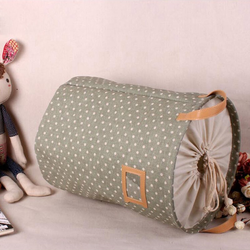 Cesta de almacenamiento impermeable, cesto para la colada sucia de juguete, bolsa de almacenamiento de tela, bolsa de almacenamiento para ropa plegable, almacenamiento de artículos diversos
