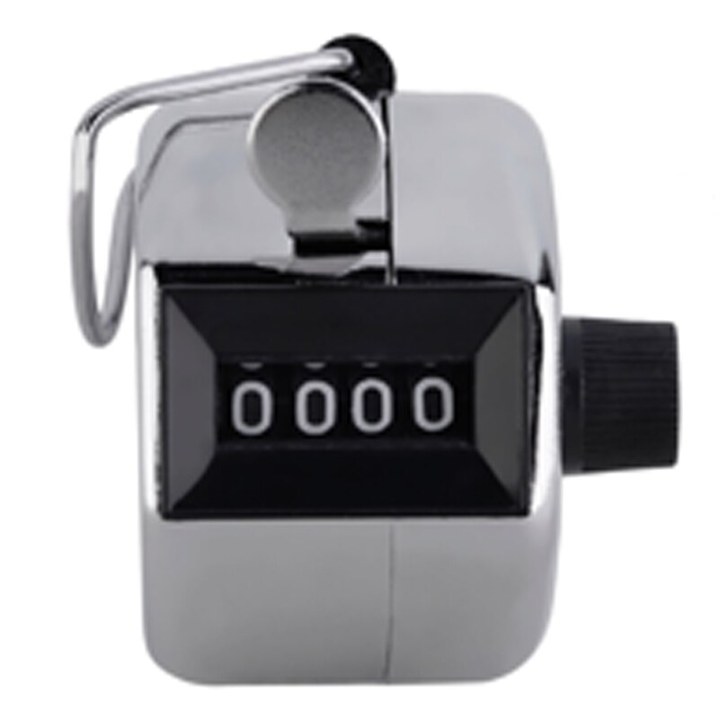 Digits finger counter hand manual tally clicker counter handheld Stainless Desk & Hand Held golf row click Tally Counter: 6 pcs